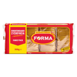 Φόρμα Φρυγανιά Σίτου Family Pack 500gr