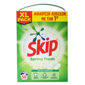 Skip Σκόνη 3,250kg (50μεζ.) Spring Fresh