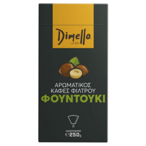 Dimello Αρωματικός Καφές Φίλτρου Φουντούκι 250gr