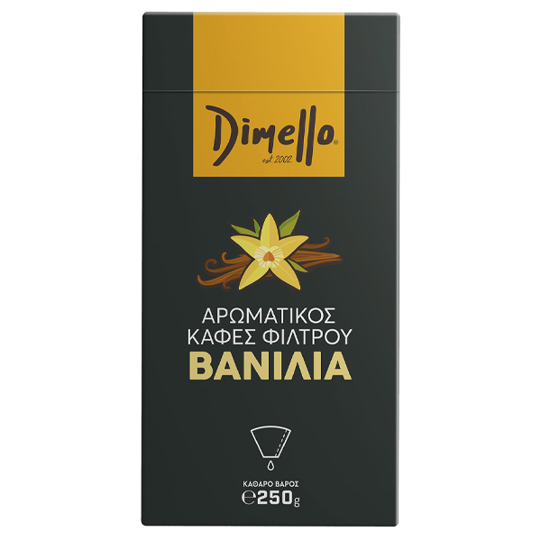 Αρωματικός Φίλτρου Βανίλια Αλεσμένος Dimello 250gr