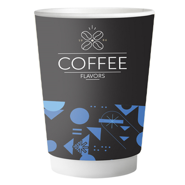 Ποτήρι Χάρτινο Coffee Flavors Double Wall (12oz-14oz) 25τεμ.