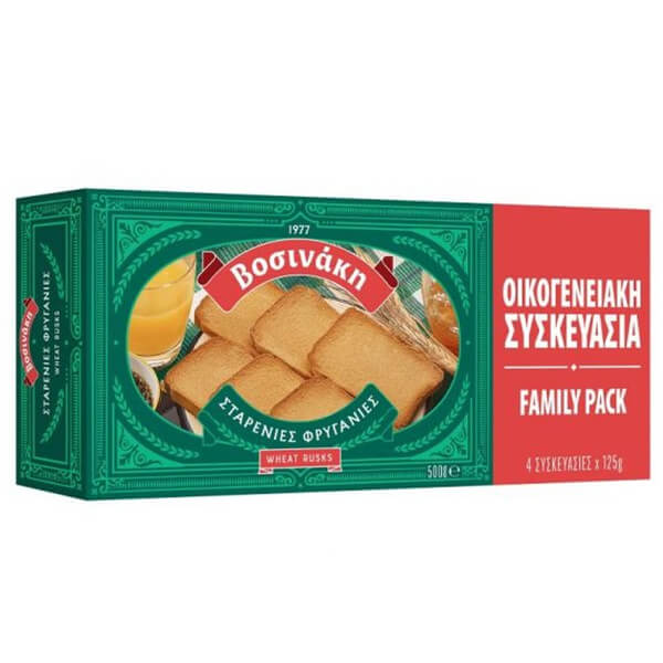 Elite Φρυγανιά Σίτου - Family Pack 500gr