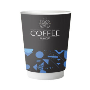 Ποτήρι Χάρτινο Coffee Flavors Double Wall 8oz 25τεμ