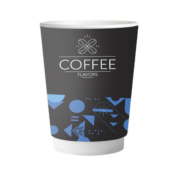 Ποτήρι Χάρτινο Coffee Flavors Double Wall 8oz 25τεμ