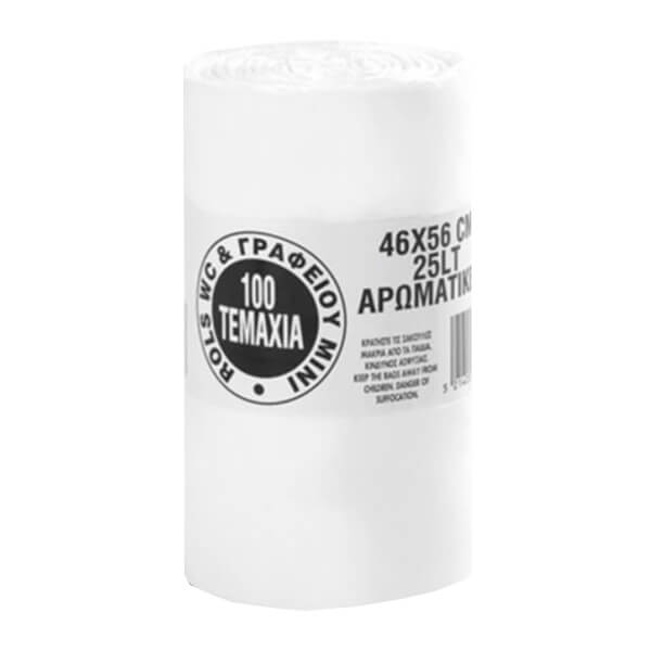 Elef Σακούλα Απορριμμάτων Γραφείου 100τεμ. (46x56cm) Λευκό