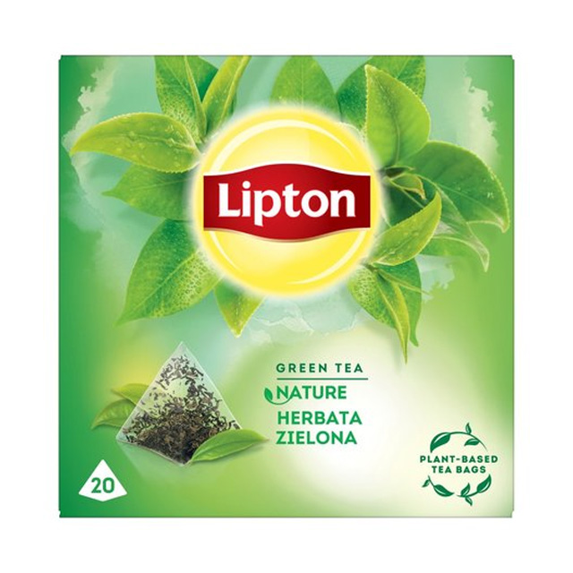 Lipton Πράσινο Τσάι Πυραμίδα 20x1,4gr Nature