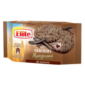 Elite Crackers Μεσογειακά (Χαρουπί) 105gr
