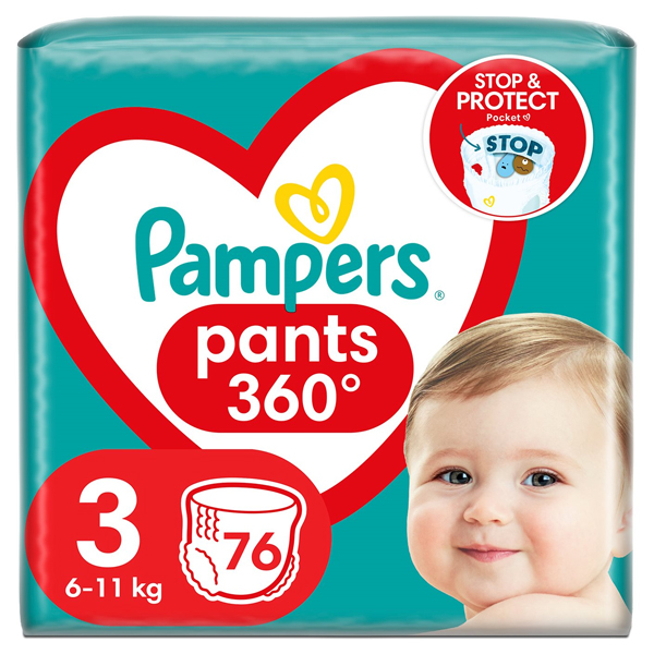 Pampers Pants Νο3 76τεμ. 6-11kg