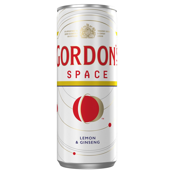 Gordon's Space 250ml (Κουτί) Lemon & Ginseng