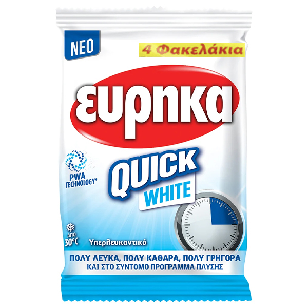 ΕΥΡΗΚΑ Σκόνη 4x50gr (QUICK WHITE)