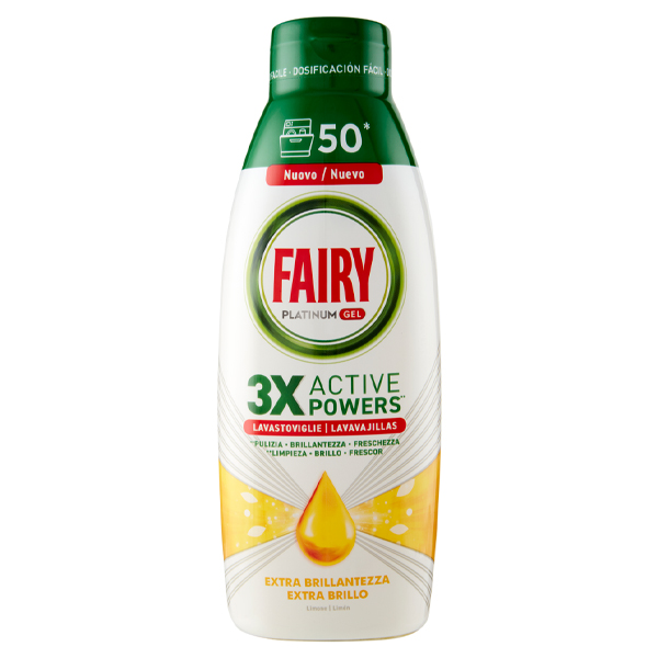 Fairy Gel Πλυντηρίου Πιάτων 900ml Επιπλέον Λάμψη