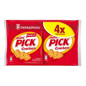 Παπαδοπούλου Mini Pick Crackers (4x70gr) Barbeque