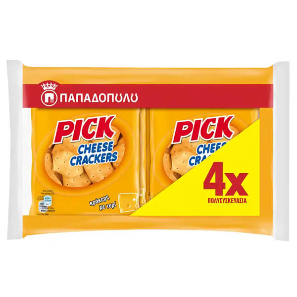 Παπαδόπουλου Pick Crackers (4x45gr) Cheese