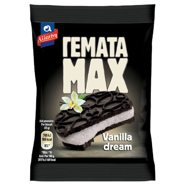 Αλλατίνη Γεμάτα Max Βανίλια 10x35gr