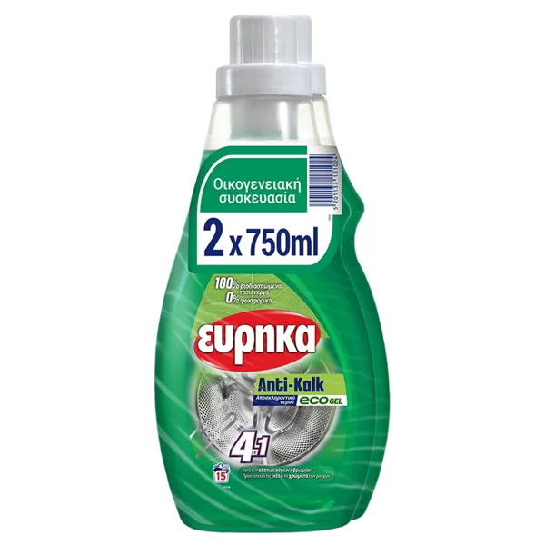 ΕΥΡΗΚΑ AntiKalk Eco Gel 2x750ml