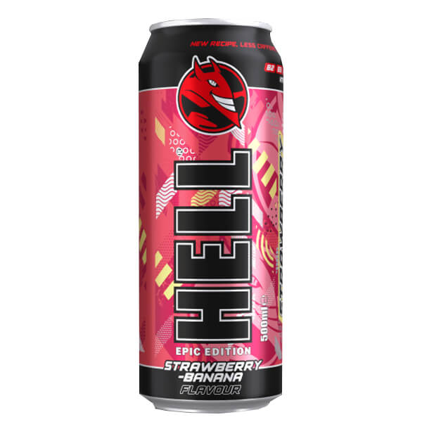 Hell Energy Drink Strawberry-Banana 500ml