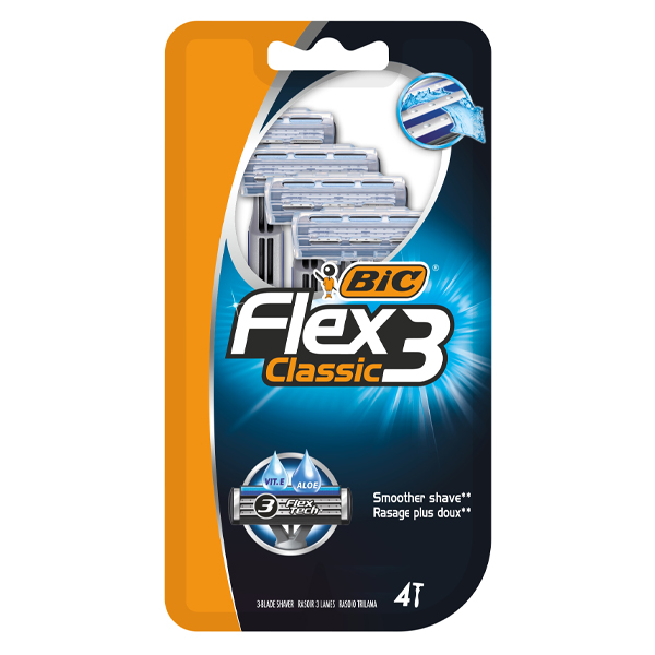 BIC Ξυραφάκια Flex 3 (4τεμ.)