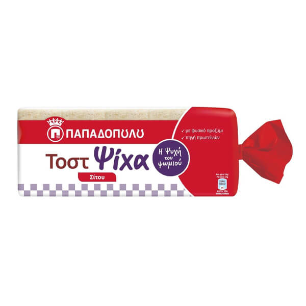 Παπαδοπούλου Τοστ Ψίχα 450gr