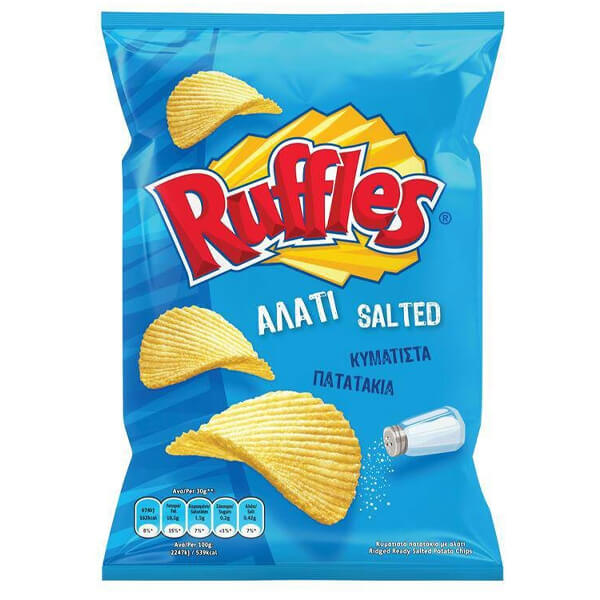 Ruffles Chips 100gr Αλάτι