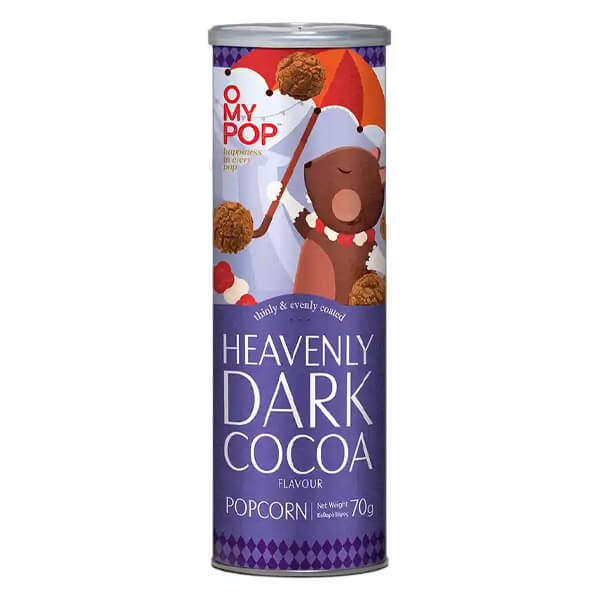 Ποπ Κορν Omypop Heavenly Dark Cocoa 70gr