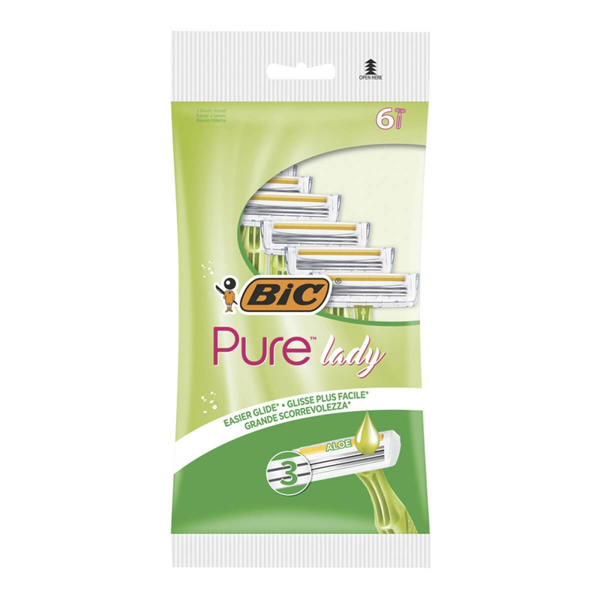 BIC Ξυραφάκια Pure Lady 3 (6τεμ.)