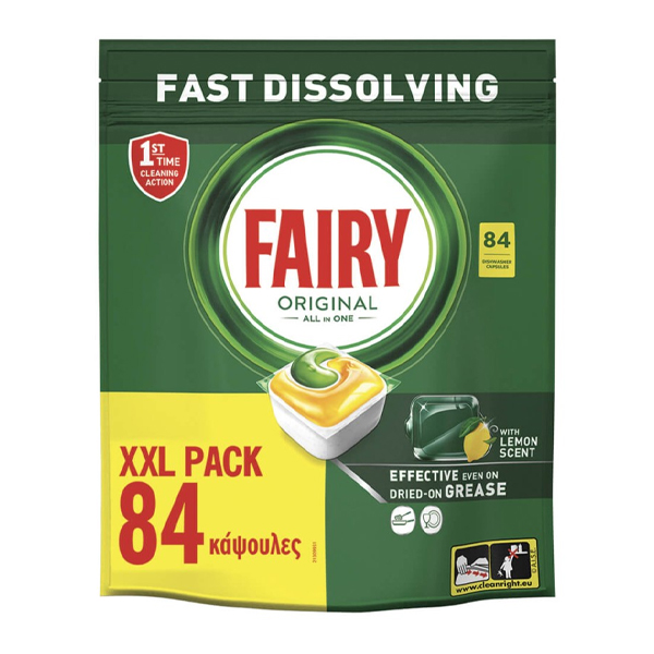 Fairy Caps Πλυντηρίου Πιάτων Original 84τεμ.