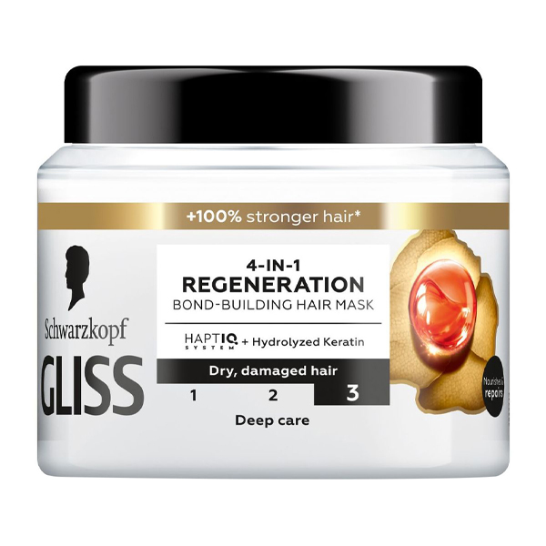 Gliss Μάσκα Μαλλιών 400ml - 4 Σε 1 Total Repair