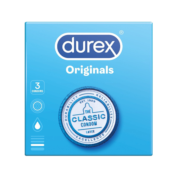 Durex Προφυλακτικά 3τεμ. Classic Original