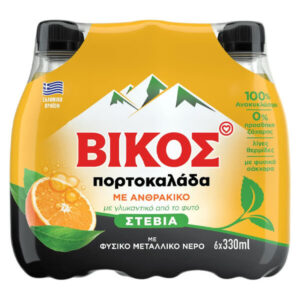 Βίκος Πορτοκαλάδα Stevia (6x330ml)