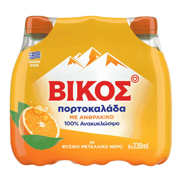 Βίκος Πορτοκαλάδα 6x330ml