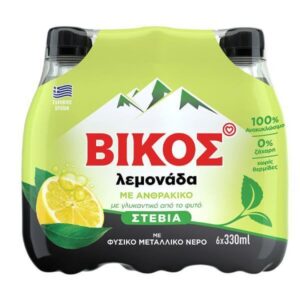 Βίκος Λεμονάδα Stevia (6x330ml)