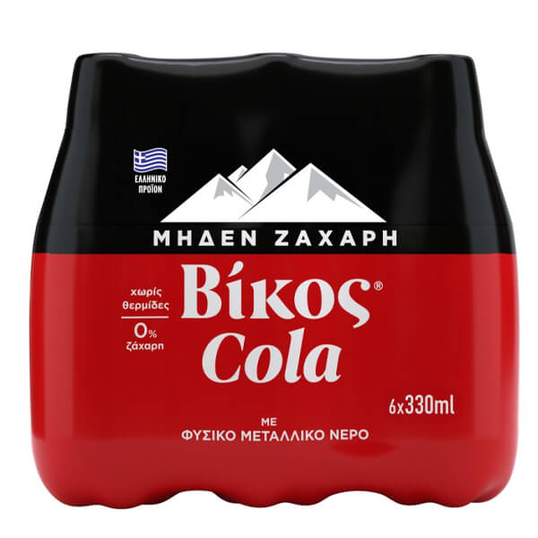 Βίκος Cola Zero (6x330ml)