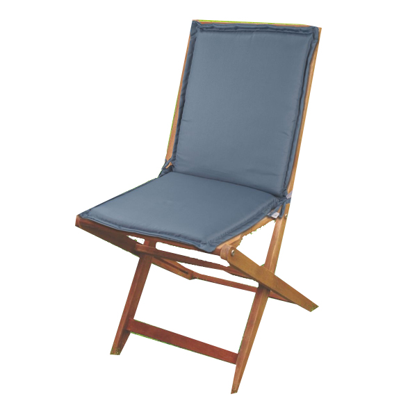Μαξιλάρι Καρέκλας Lida 90x40cm Μπλε Polyester