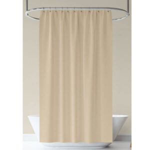 Κουρτίνα Μπάνιου Diana 180x200 - 100% Polyester (Μπεζ)