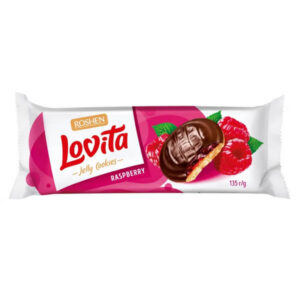 Roshen Lovita Jelly Cookies 135gr (Βατόμουρο)