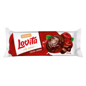 Roshen Lovita Jelly Cookies Κακάο 135gr - Κεράσι