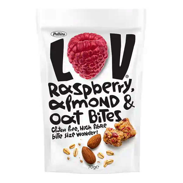 Pellito Lov Oat Bites 70gr (Βατόμουρο - Αμύγδαλο)