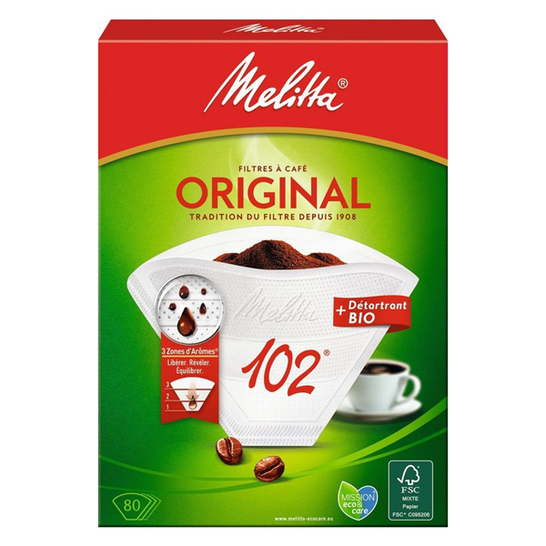 Melitta Φίλτρα Καφέ 102 Vit (80τεμ.)