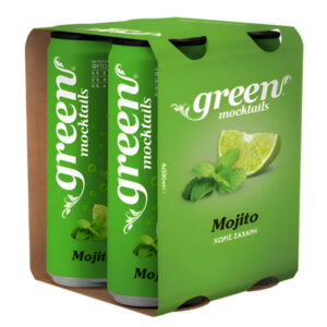Green Mocktails Mojito Χωρίς Ζάχαρη 4x330ml