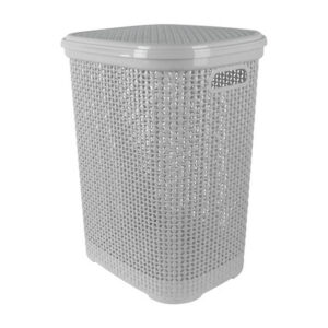 TNS Καλάθι Απλυτών Rattan (Άσπρο)
