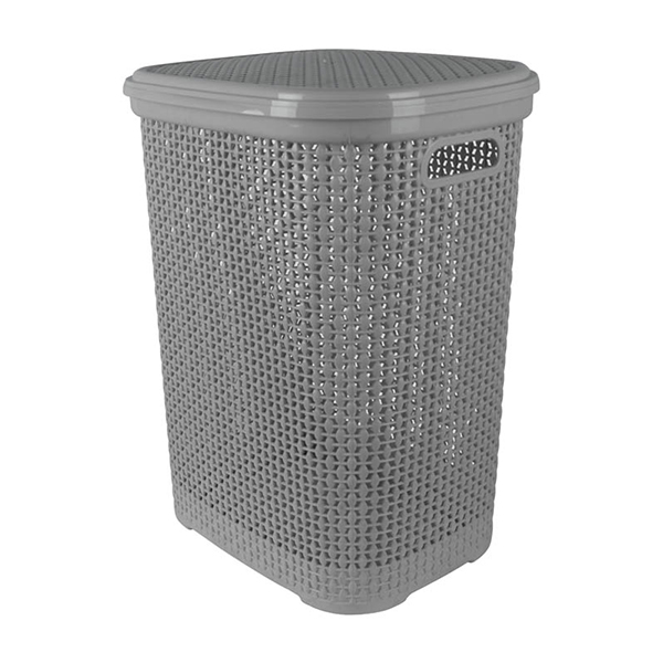 TNS Καλάθι Απλυτών Rattan (Γκρι)