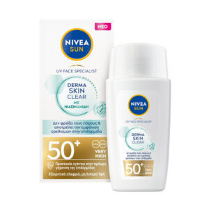 Nivea Sun UV Face Specialist Derma Skin Clear Αντηλιακό Προσώπου SPF50+ 40ml