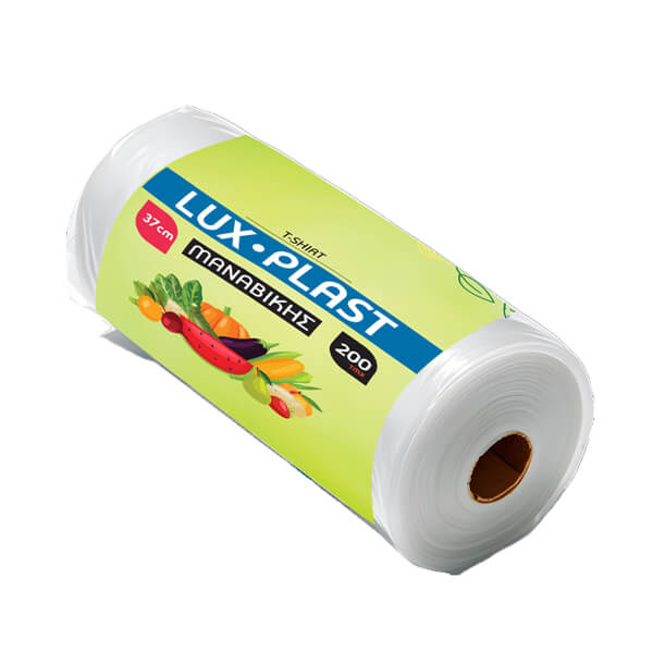 LUX PLAST Σακούλα Ρολό Φανελάκι Νο 37 - 200τεμ.
