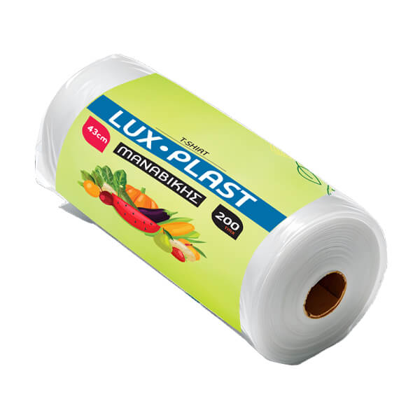 Lux Plast Σακούλα Ρολό Φανελάκι Νο 43 - 200τεμ.
