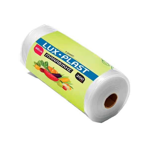Lux Plast Σακούλα Ρολό Φανελάκι Νο 60 - 200τεμ.