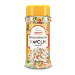 Crispo Diavolini Πολύχρωμα Διακοσμητικά Ζαχαρωτά 100gr