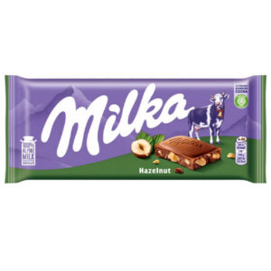 Milka Σοκολάτα 90gr (Crashed Haselnuts)