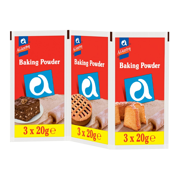 Αλλατίνη Μπέικιν Πάουντερ 3x20gr