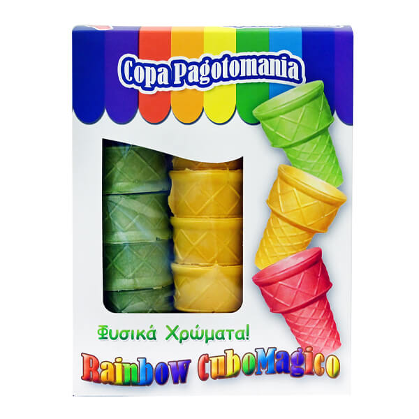 PAGOTOMANIA Rainbow Χρώματιστά Κυπελλάκια Παγωτού 15τμχ