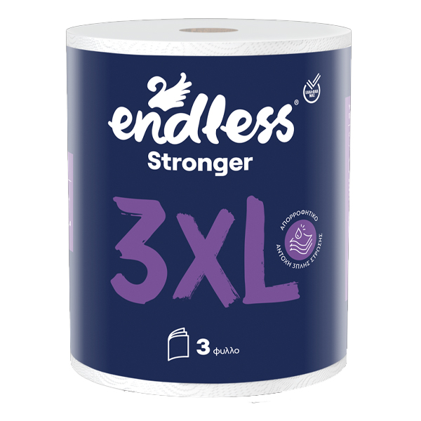 Endless Χαρτί Κουζίνας Ρολό 3ply 42m (Stronger)